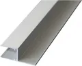Produktbild: Gutta Alu U-Profil Lasche längs für 16 mm Doppelstegplatten L = 2000 mm