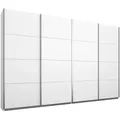 Produktbild: Schwebetürenschrank - Alpinweiß - 4-türig - 271 cm