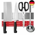 Produktbild: Magnetische Messerhalterung Extra Stark 25 cm – Selbstklebende Magnetleiste für