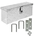 Produktbild: Trucky Anhänger-Deichselbox Truckbox Deichselkasten D015 inkl. Montagesatz Aluminium Deichselbox