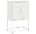 Produktbild: vidaXL Highboard Highboard Weiß 68,5x38,5x107 cm Stahl (1 St)