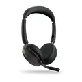 Produktbild: Jabra Evolve2 65 Flex Duo WLC, mit Ladepad, Headset schwarz, Stereo, Microsoft T