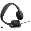 Produktbild: Jabra Evolve2 65 Flex Link380c MS + Ladepad On Ear Headset Bluetooth® Stereo