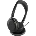 Produktbild: Jabra Evolve2 65 Flex MS Stereo Headset schwarz USB-C WLC PC Kopfhörer