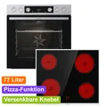 Produktbild: Gorenje Einbauherdset Elektroherd Heißluft Backofen Glaskeramik Kochfeld Set NEU
