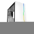 Produktbild: Sharkoon RGB Slider, Midi Tower, PC, Weiß, ATX, micro ATX, Mini-ITX, Gaming, Multi