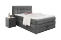 Produktbild: Boxspringbett Bett Doppelbett Polsterbett Mikrofaser grau 140 x 200 cm