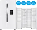 Produktbild: PKM Side by Side NoFrost Kühlschrank Wasserspender Große Türgriffe 439 L Weiß