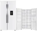 Produktbild: PKM SBS450 NFDWDEW, Side by Side Kühl-Gefrierkombination 439 L/NoFrost/Wasserspender/151 Liter 4 Gefrierfach/40 dB/Freistehend (Weiß)
