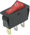 Produktbild: Wippenschalter, beleuchtet, 3-polig, 250V~/15A, EIN/AUS