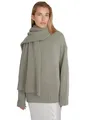 Produktbild: Style & Republic Oversized Damen Kaschmirschal aus 90% Merinowolle und 10% Kaschmir | edler Schal aus feinster MerinoMerinowolle und Kaschmir, Olive mel, 168 x 45cm