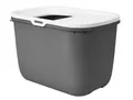 Produktbild: Nobby  Katzentoilette Hop In anthrazit - weiss 58,5 x 39 x 39,5 cm Katze Cat WC