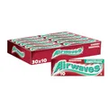 Produktbild: Airwaves Kaugummi Zuckerfrei, Cherry Menthol, 30 x 10 Dragees, Großpackung Chewing Gum, Mit Natürlichem Menthol, Kaugummi ohne Zucker mit Minz Frische (300 Dragees)