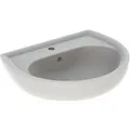 Produktbild: Geberit Waschbecken Renova 60 cm Pergamon mit Hahnloch und Überlauf