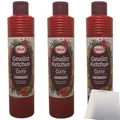 Produktbild: Hela Curry Gewürz Ketchup extra scharf 3er Pack 3x800ml Flasche usy Block