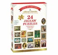 Produktbild: EUROGRAPHICS Adventskalender Puzzle Masterpieces, 25 x 50 Teile