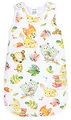 Produktbild: TupTam Schlafsack Baby 2.5 TOG – OEKO-TEX Ganzjahresschlafsack Kinder mit Seitlichem Reißverschluss, Ärmellos, Farbe: Fuchs Eule Hase, Größe: 68-74