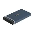 Produktbild: Transcend TS480GESD350C Ultra-Highspeed 480GB portable, leichte, externe SSD (≠HDD) USB Typ-C/A, Übertragung (bis 1050/950 MB/s) Speichererweiterung für Desktop-PCs, Laptops, Notebooks, PS4, Xbox blau