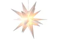 Produktbild: 3D Leuchtstern weiss 57 cm mit Timer Netzstrom Adventstern Stern Weihnachtsstern