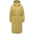 Produktbild: Navahoo Langmantel Kirschwind 14 Wasserdichter Übergangsmantel mit Brusttaschen grün XS (34)