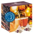 Produktbild: Corasol Pyramiden-Tee-Adventskalender Premium Tee Adventskalender für Zwei (Paare & Pärchen) mit liebevollen Spruchkärtchen & 2 x 24 fruchtigen ...