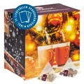 Produktbild: Corasol Premium Tee Adventskalender für Zwei (Paare & Pärchen) mit liebevollen Spruchkärtchen & 2 x 24 fruchtigen Teemischungen im Pyramidenbeutel