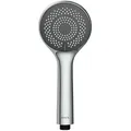 Produktbild: Wenko - Duschkopf Watersaving Ø 9,5 Cm, Ø 9,5 Cm, Silber Glänzend, Kunststoff (abs) Chrom Grau - Silber Glänzend
