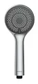 Produktbild: WENKO Wasserspar Duschkopf Watersaving, Handbrause mit Wasserspar-System, 3 Strahlarten, Ø 9,5 cm, ABS, Chrom