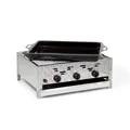 Produktbild: Edelstahl-Brenner Gasgrill Gasbräter Tischmodell 3-flammig 11kW Gastro Neu K3EM