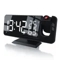 Produktbild: Bearware Projektions Wecker 7 Tasten 2 Weckalarme Snooze LED 15 FM Speicher