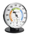 Produktbild: Analog Hygro-Thermometer: Raumklima, Temp & Feuchte, Komfortanzeige