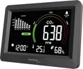 Produktbild: Technoline Raumklimastation WL 1028 schwarz Uhr Hygrometer Temperaturanzeige