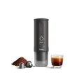 Produktbild: OutIn Nano Tragbare Espressomaschine mit Akku, für unterwegs oder Camping, Kaffeemaschine to go, mit elektrischer Selbsterhitzung über USB - C, 2 in 1 für gemahlenen kaffee und NS - kapseln