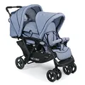 Produktbild: CHIC 4 BABY 274 55 Geschwisterwagen Duo, Jeans hellblau/blau