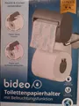 Produktbild: bideo Toilettenpapierhalter mit integrierter Befeuchtungsfunktion grau