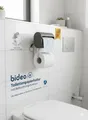 Produktbild: bideo Toilettenpapierhalter mit Befeuchtung Toilettenpapierbefeuchter Bad