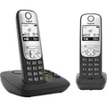 Produktbild: A690 A Duo, analoges Telefon schwarz, DECT, Anrufbeantworter