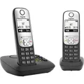 Produktbild: Gigaset A690A Duo DECT Schnurloses Telefon analog Freisprechen, mit Basis,