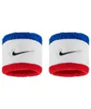 Produktbild: Nike Schweissband Swoosh Classic (Baumwollmix) 2025 weiss/blau/rot - 2 Stück