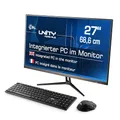 Produktbild: All-in-One-PC CSL Unity F27B-ALS, 68,58 cm (27 Zoll, 1920x1080 Full HD) - Leistungsstarker AIO (Intel N200 CPU 4x3700 MHz, 512 GB SSD, 8 GB DDR4-RAM, Windows 11 Home), schwarz