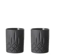 Produktbild: Nachtmann Schnapsglas Nachtmann Noblesse Whiskybecher Black Edition 2er Set, Kristallglas