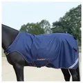 Produktbild: Bucas Pferde-Regendecke Bucas Therapy Walker 0g - Navy/Orange 145 cm