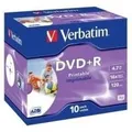 Produktbild: Verbatim DVD+R 4.7GB 16x - 10er Pack (43508)