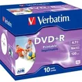 Produktbild: DVD+R 4,7 GB, DVD-Rohlinge 16fach, 10 Stück