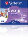 Produktbild: Verbatim DVD-Rohlinge DVD+R AZO 16x 4.7GB (10er JC)