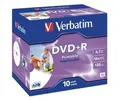 Produktbild: 10 Verbatim Rohlinge DVD+R full printable 4,7GB 16x Jewelcase