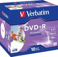 Produktbild: Verbatim DVD+R 43508 (VE10) Blu-ray-Rohlinge DVD+R