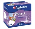 Produktbild: 100 Verbatim Rohlinge DVD+R full printable 4,7GB 16x Jewelcase