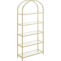 Produktbild: Boxxx Bücherwand, Gold, Glas, 5 Fächer, 83x183.5x30.2 cm, Beimöbel erhältlich, stehend, in verschiedenen Größen erhältlich, Wohnzimmer, Regale, Bücherregale