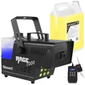 Produktbild: BeamZ RAGE1000LED Nebelmaschine mit Flüssigkeit, 1000 Watt Fogger inkl. 5L Nebelfluid, DMX Rauchmaschine mit Lichteffekt, Intervall Fog Machine, Funkfernbedienung, 2 Liter Tank, Timer, Partyrauch